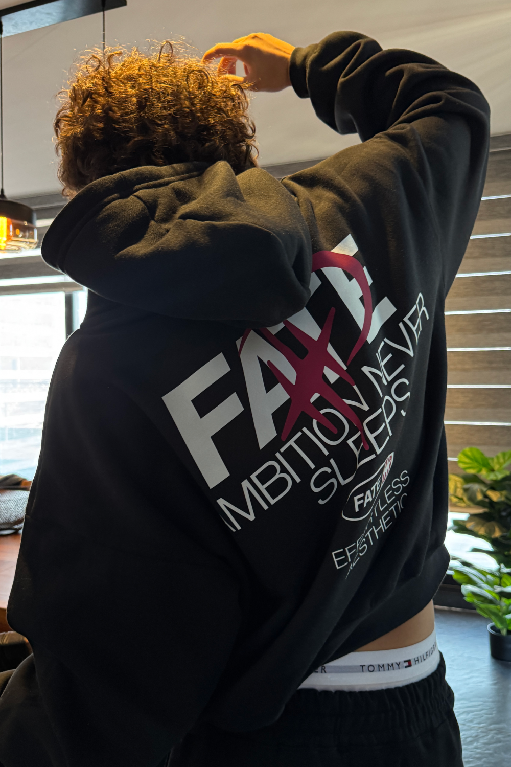 Ambition Never Sleeps Hoodie Black