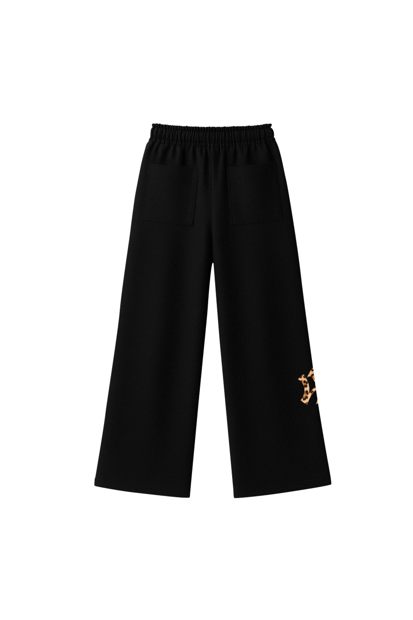 WP Cheetah Flare Pants Vantablack