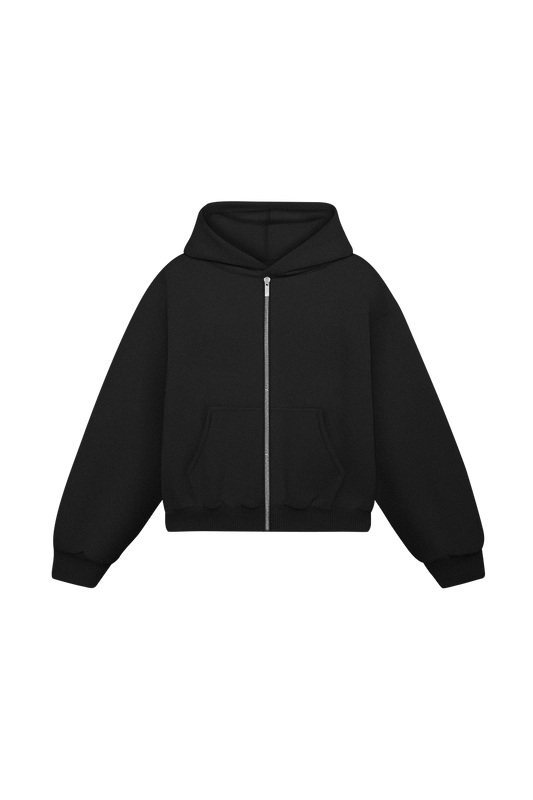 Vantablack Zip Hoodie 450 GSM