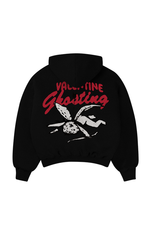 Valentine Ghosting Hoodie Black