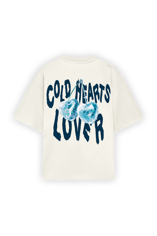 Cold Hearts Tee Beige