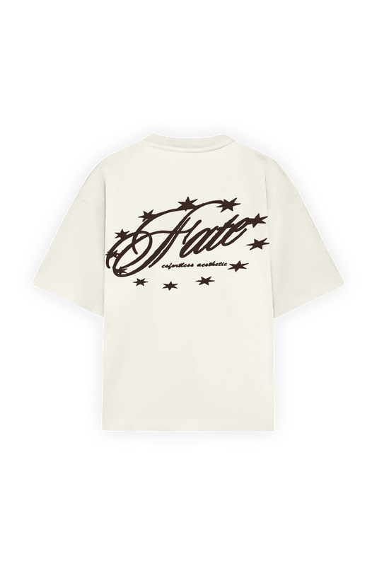 Stars Tee Beige